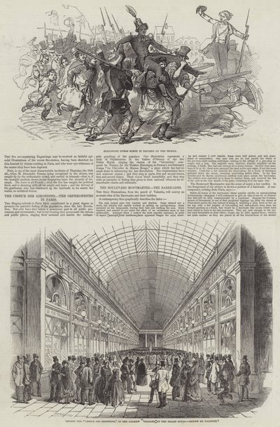 French Revolution of 1848 by French School